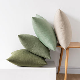 MIULEE patio garden cushion cover in 18x18 with light-green finish.