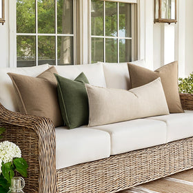 MIULEE care-ready pillow cover features guidance for gentle washing and upkeep.