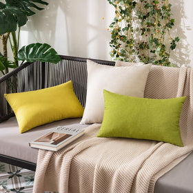 MIULEE euro-size pillow cover suitable for wide seats and couches