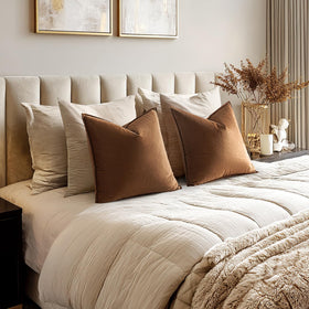 MIULEE pillow cover flange detail highlights refined craftsmanship and shape.