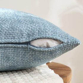 MIULEE pillow cover with hidden zipper shows seamless silhouette and easy insert swaps.