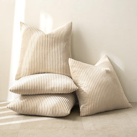 MIULEE living room setup with beige pillow covers for neutral layering