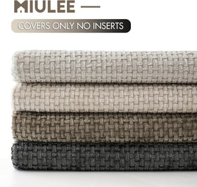 MIULEE pillow cover machine wash care for simple maintenance