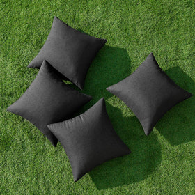 MIULEE pillow cover on garden bench enhances patio style and comfort