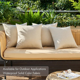 MIULEE charcoal outdoor pillow cover on furniture for stylish resilience