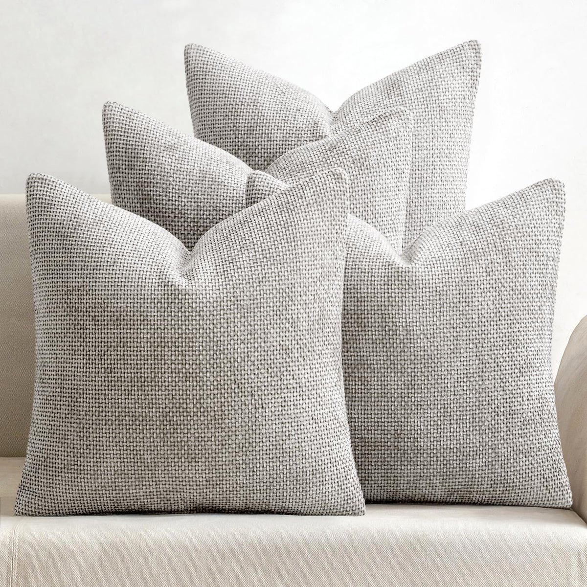 MIULEE chenille pillow covers showcase velvety texture for premium sofa styling