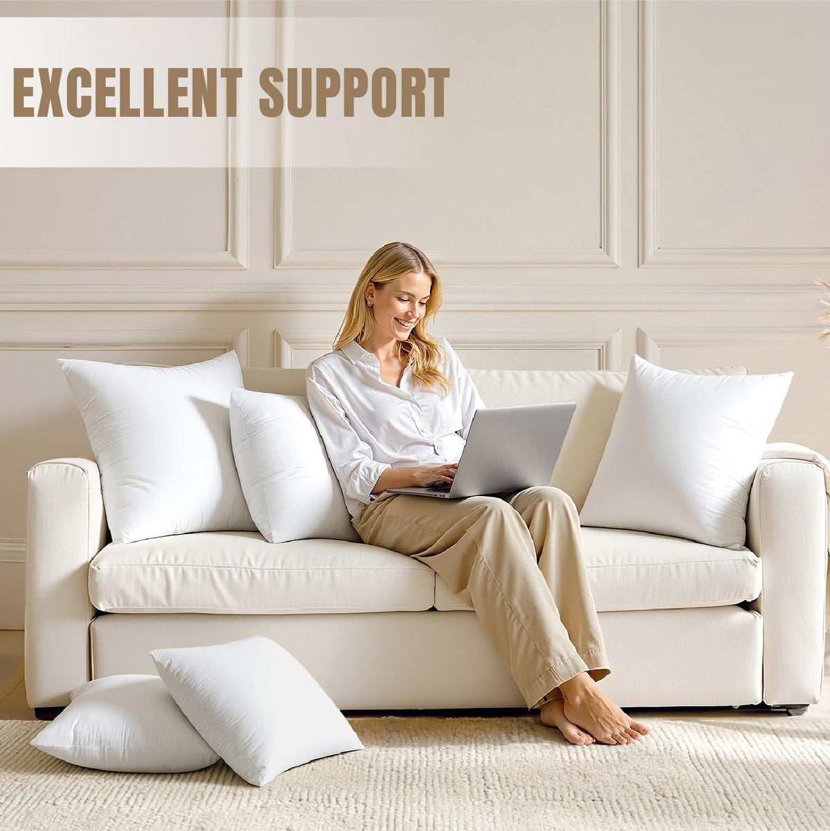 MIULEE pillow-decor on sofa shows versatile home styling