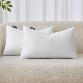 MIULEE 12x20 pillow inserts in a two-pack for sofa decor.