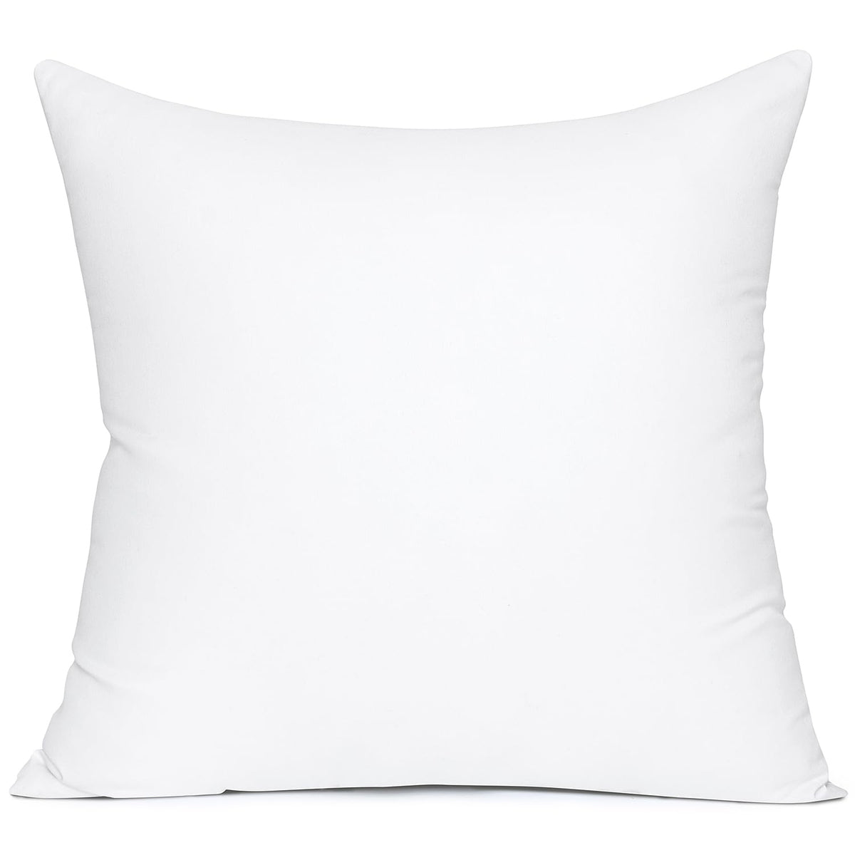 MIULEE 22x22 pillow insert with plush 7D fiber for comfy head support