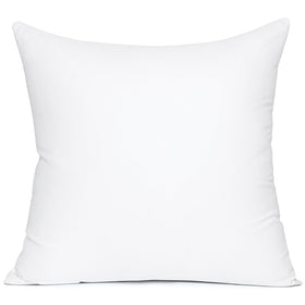 MIULEE 22x22 pillow insert with plush 7D fiber for comfy head support