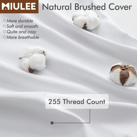 MIULEE pillow insert being fluffed after vacuum packaging to restore loft