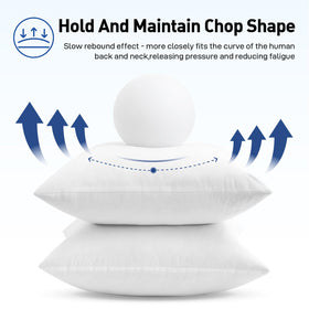 MIULEE pillow insert on sofa adds decorative chic and comfy support.