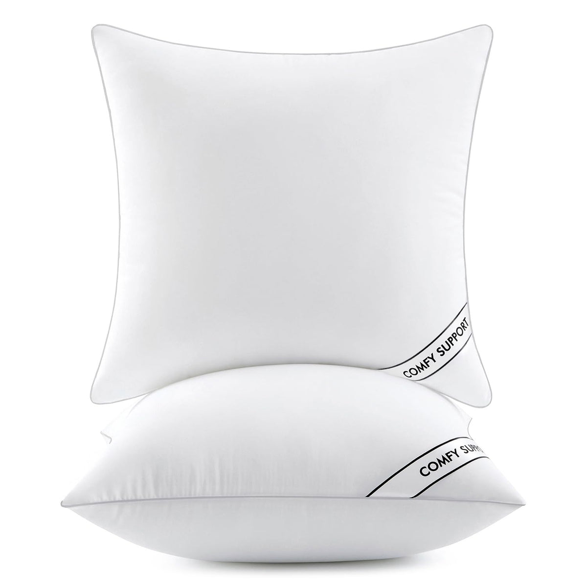 MIULEE pillow insert fluffy microfiber texture for sofa comfort