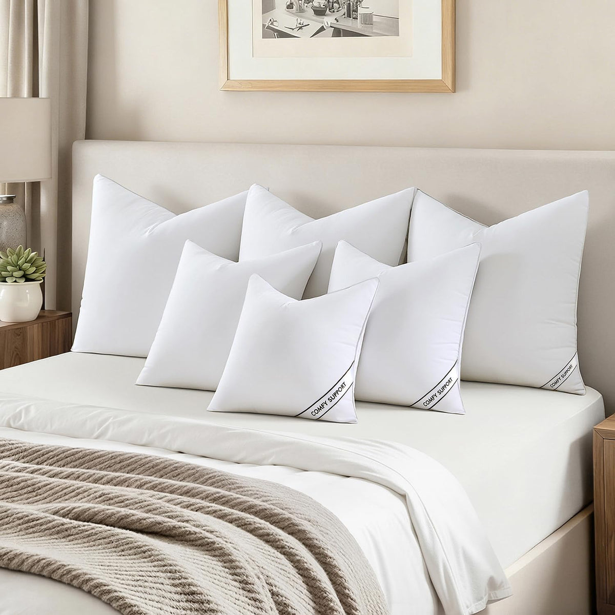 MIULEE pillow insert right size for full look