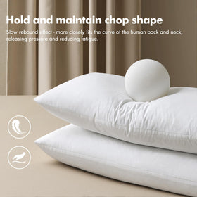 MIULEE pillow insert comes vacuum-sealed and expands after air exposure