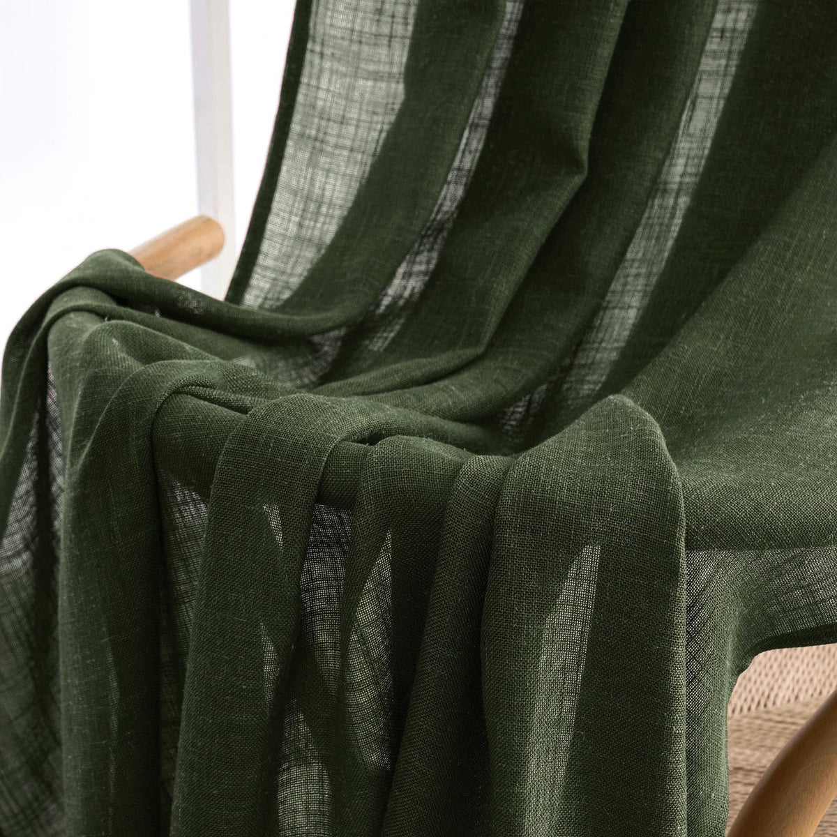 MIULEE privacy-friendly curtains in a living room setting.