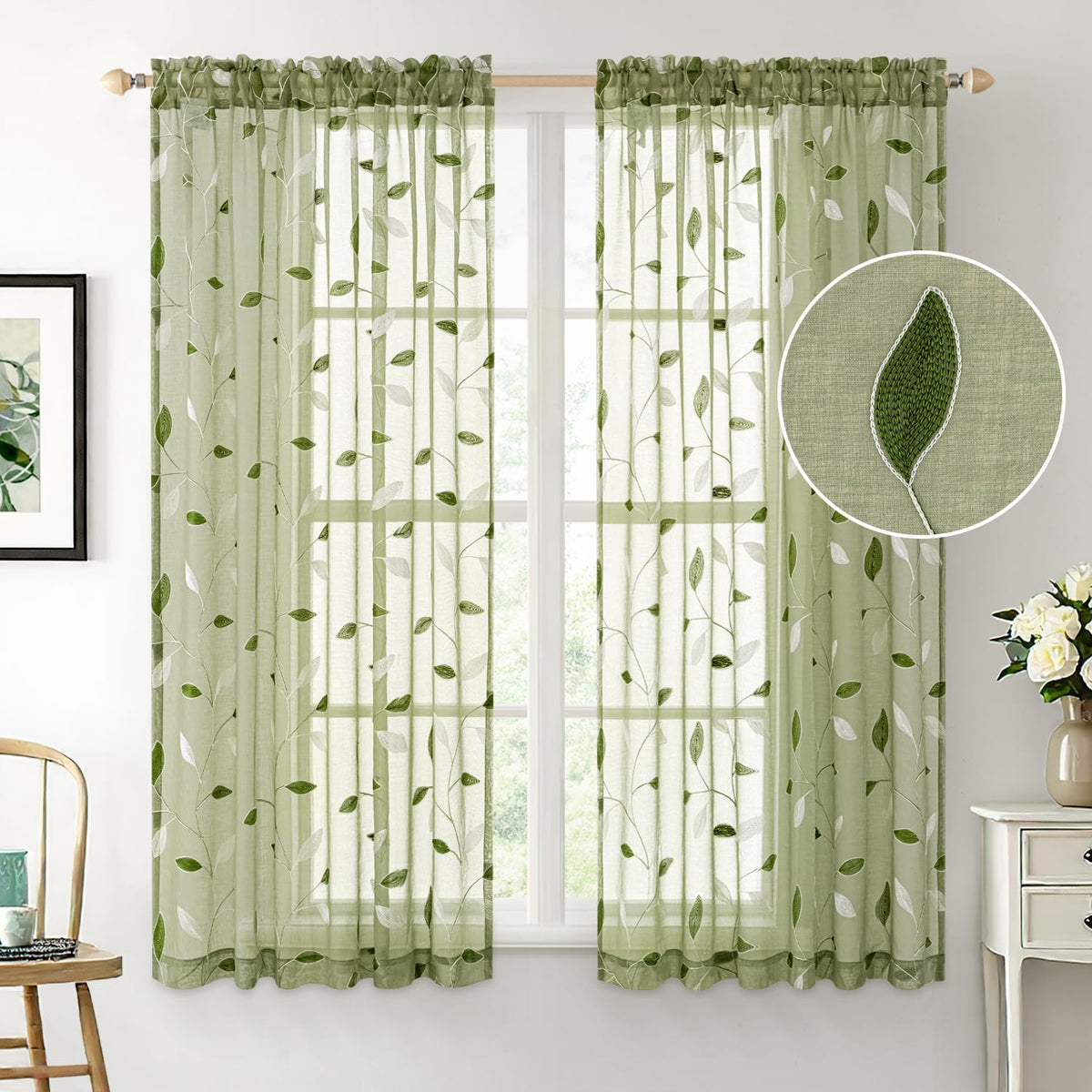 MIULEE rod-pocket design allows simple, damage-free curtain installation.