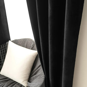 MIULEE room ambience with velvet curtains improves perceived quality