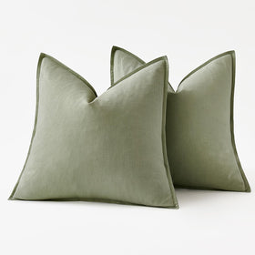 MIULEE linen pillow cover care-friendly textile suitable for easy upkeep