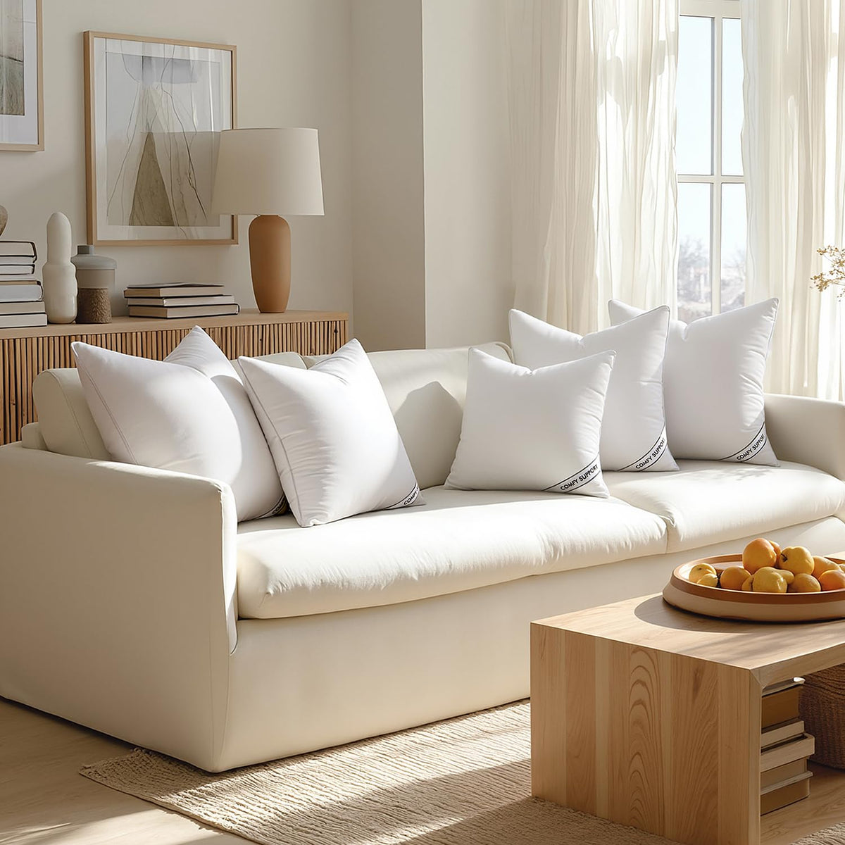 MIULEE seasonal decor with inserts enhances festive pillow styling