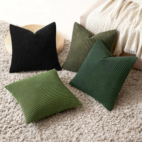 MIULEE set of 4 pillow covers upgrades multiple cushions