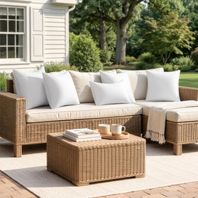 MIULEE insert shows silver-trimmed edge for a polished outdoor look