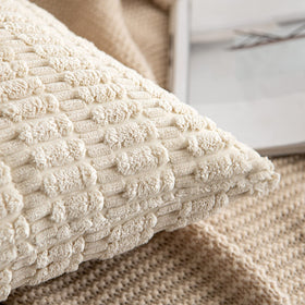 MIULEE corduroy sham on a sofa enhancing living room style.