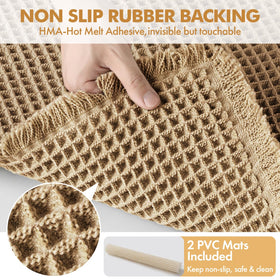 MIULEE soft 3D waffle texture adds plush comfort