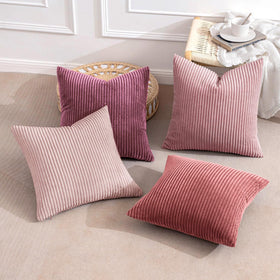 MIULEE soft corduroy texture pillow cover for cozy seating areas.