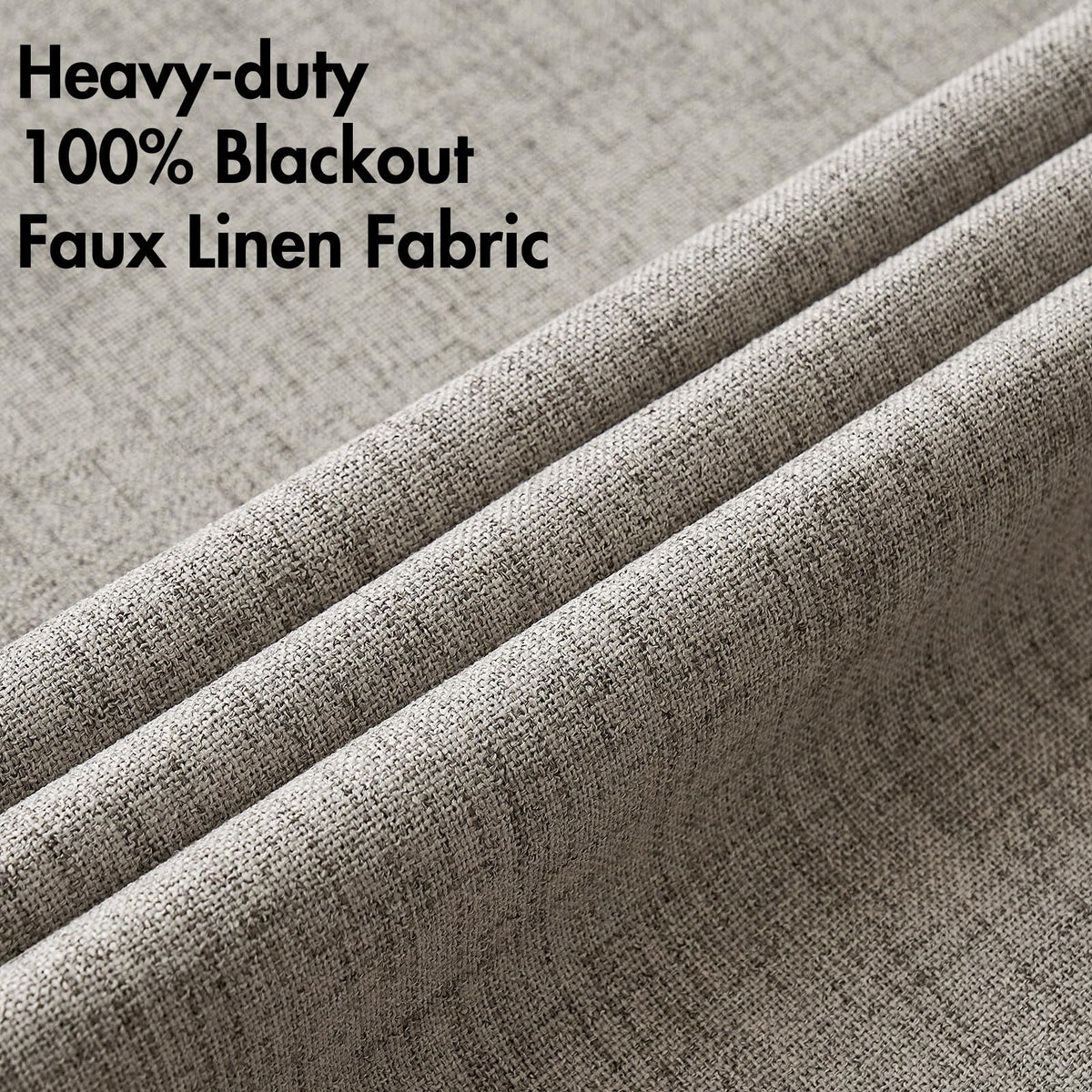 MIULEE greige fabric texture adds luxurious warmth to interiors.