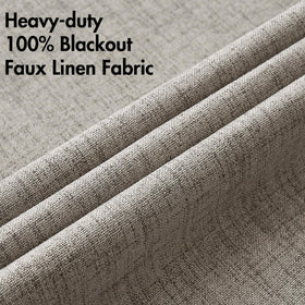 MIULEE greige fabric texture adds luxurious warmth to interiors.