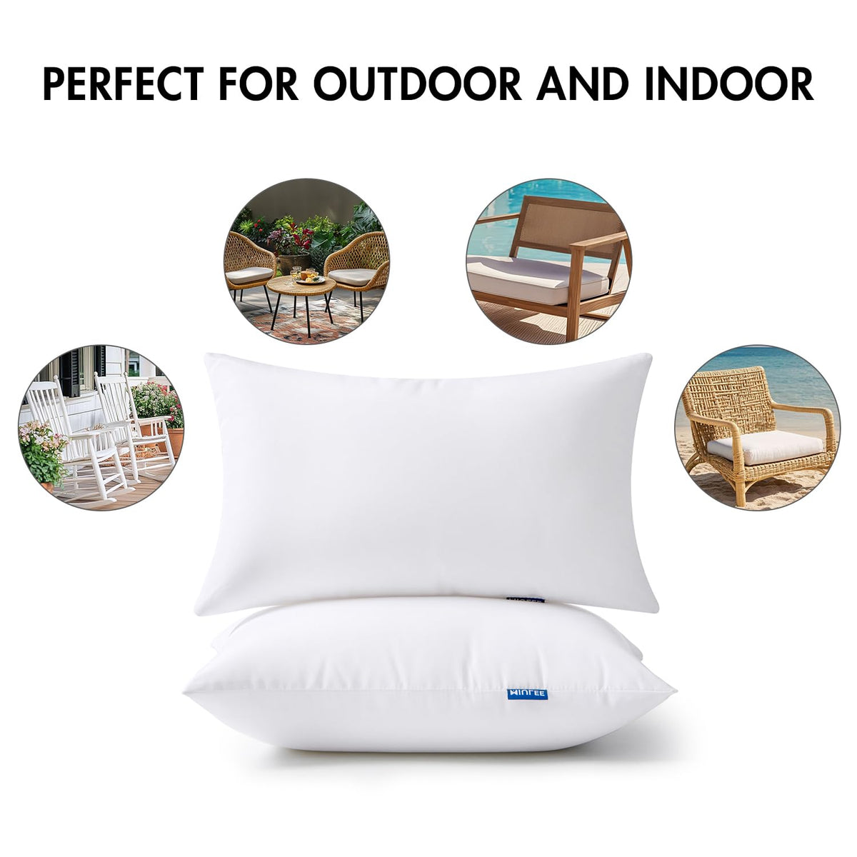 MIULEE soft-support cushions designed for cozy seating and long-term comfort