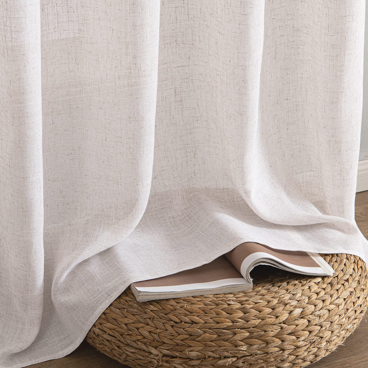 MIULEE soft-touch drapery provides a cozy feel without heaviness.
