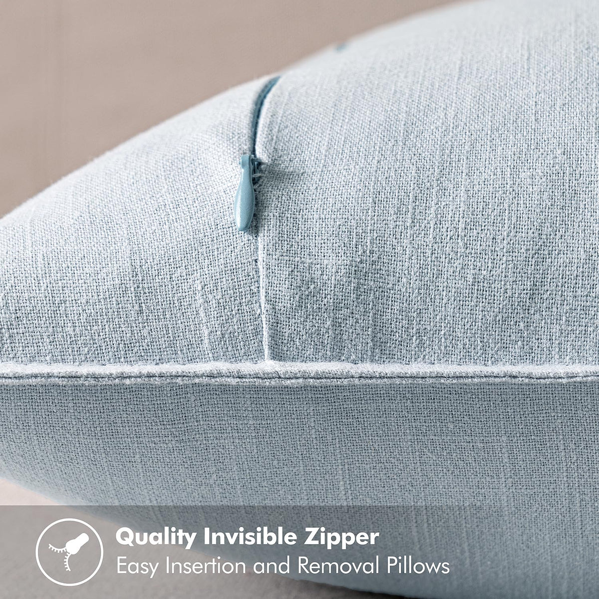 MIULEE solid-color decorative sham versatile decorating across styles.