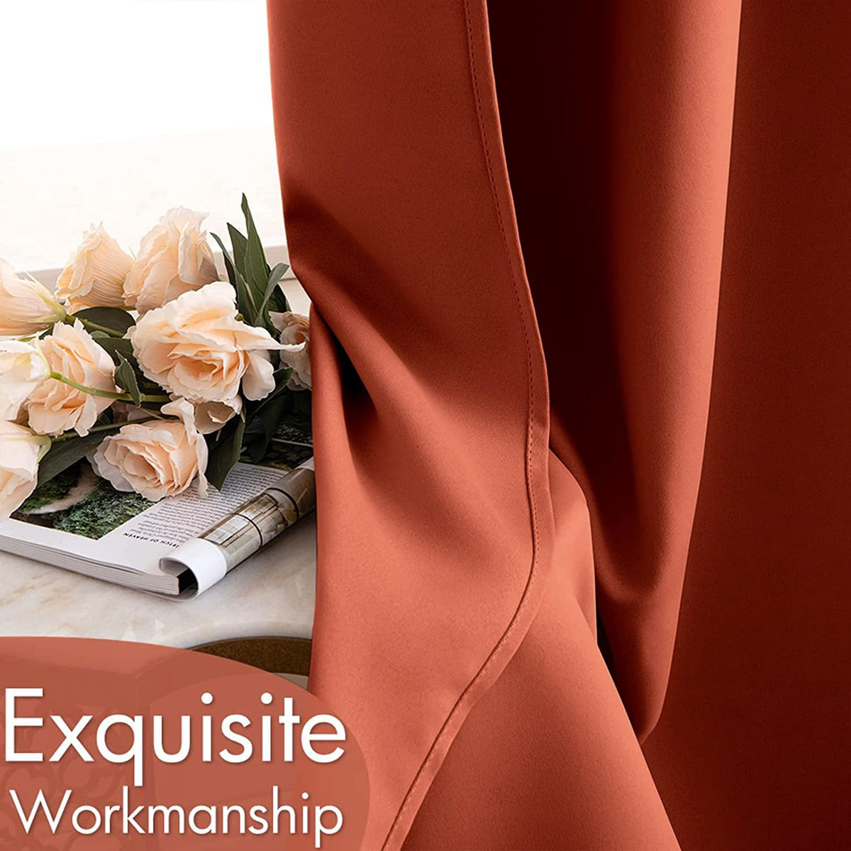MIULEE solid polyester curtains resist fading wrinkling and shrinking for lasting beauty
