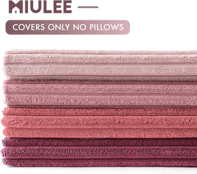 MIULEE spring-inspired decor idea featuring plush corduroy texture.