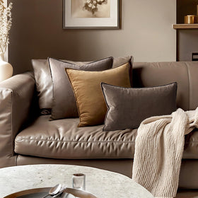 MIULEE square euro sham velvet elevates bed or sofa decor with vibrant depth.