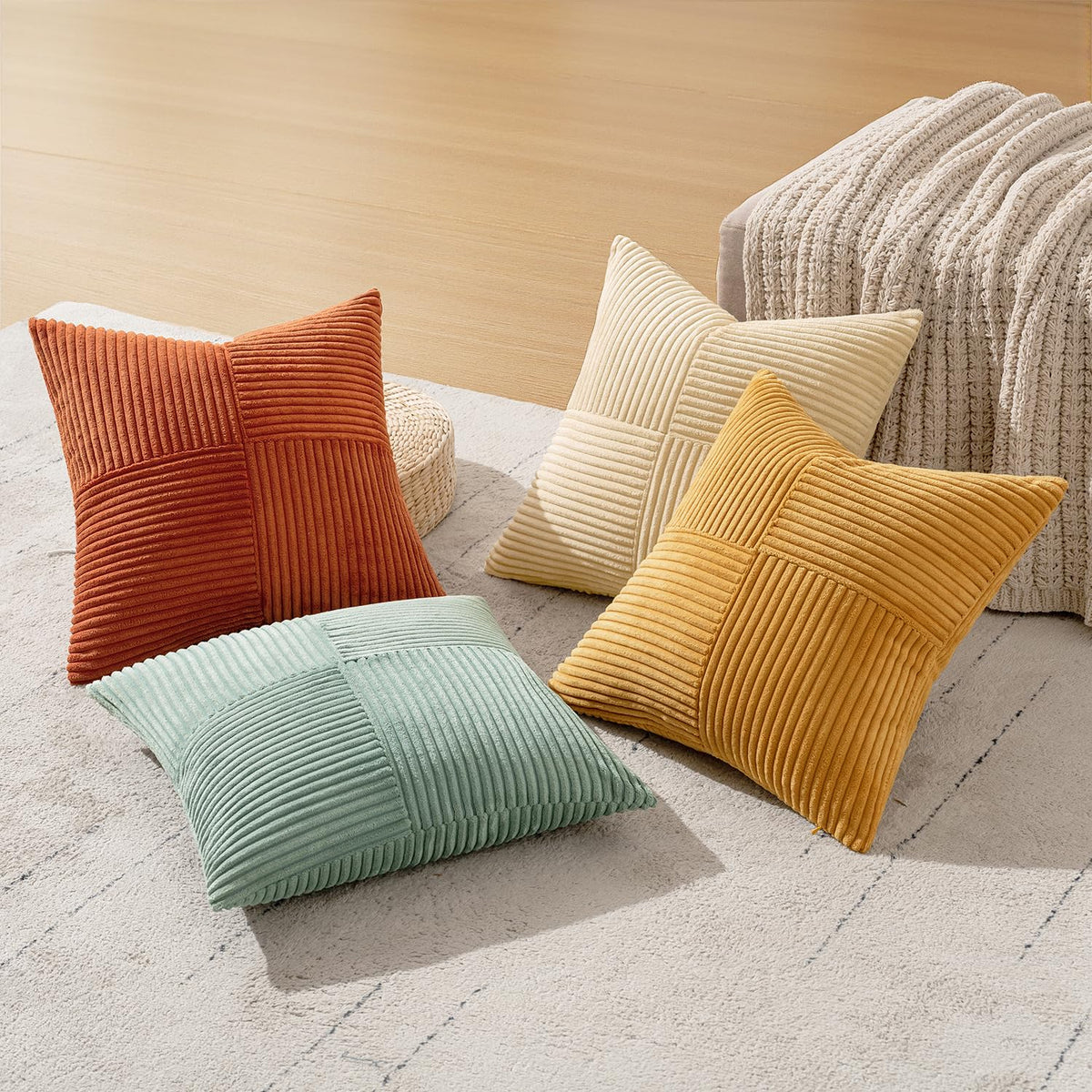 MIULEE invisible zipper cover keeps a smooth, seamless appearance