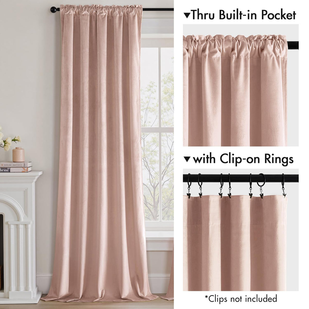 MIULEE thermal insulated curtains highlight heat-saving design