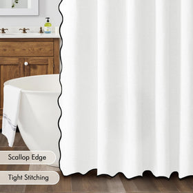 MIULEE thick privacy curtain prevents see-through for shared bathrooms.