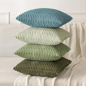 MIULEE two-pack corduroy pillow covers offer versatile updating for living spaces.