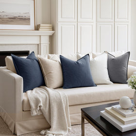MIULEE two-pack linen euro shams provides coordinated, budget-friendly styling for couches