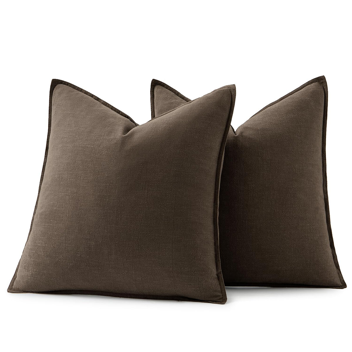 MIULEE two-piece linen sham set is easy to refresh and coordinate.