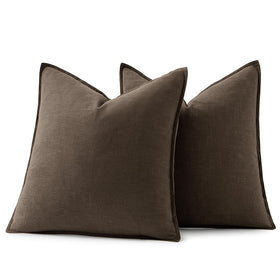 MIULEE two-piece linen sham set is easy to refresh and coordinate.