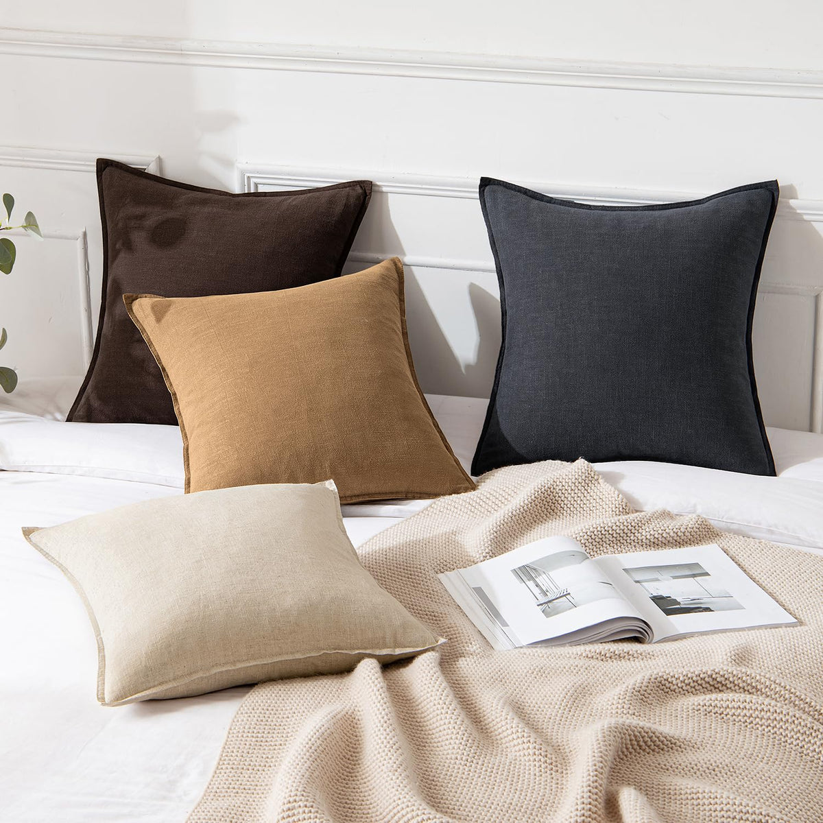 MIULEE two-pack pillow covers for versatile home decor refresh