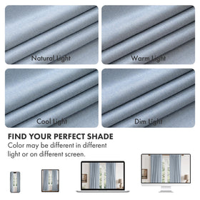 MIULEE two-panel set, 40x84 inches each, ideal for larger windows