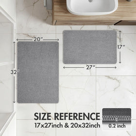 MIULEE ultra-thin design under-door mats stay flat and snag-free.