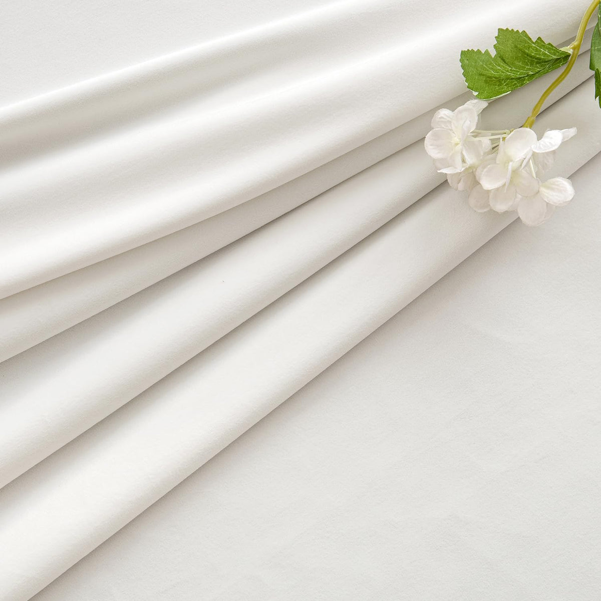 MIULEE velvet curtains floor-to-ceiling ivory look creates luxurious home setup
