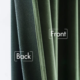 MIULEE velvet curtains olive green privacy and light control benefits