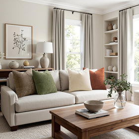 MIULEE vintage-modern decor idea with brown-green tones